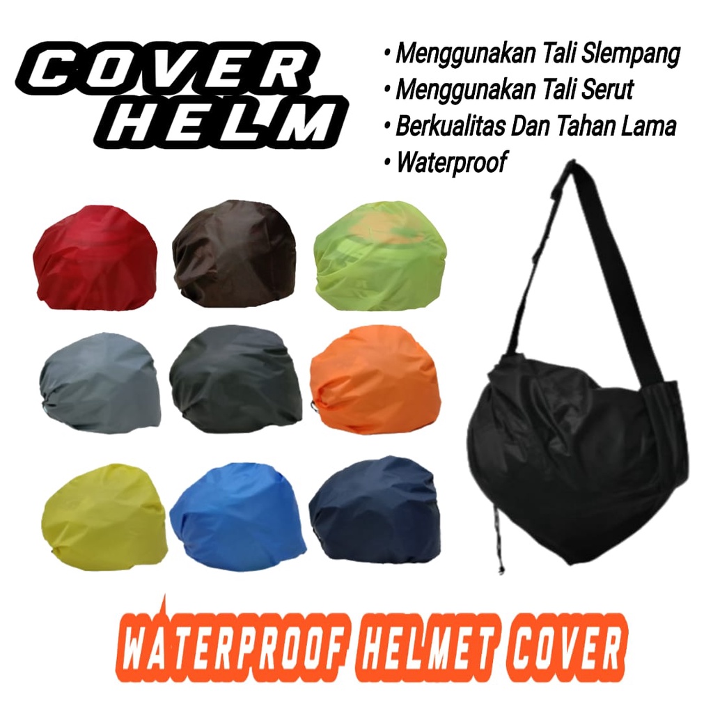 Sarung Helm waterproof / Cover Helm / Tas Helm