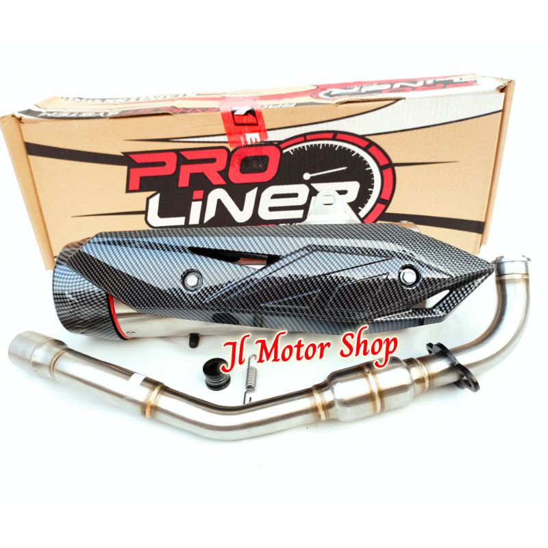 KNALPOT PROLINER PRO LINER NEO SR2 SR 2 NMAX OLD - NEW NMAX - AEROX 155 - LEXI VARIO 125 150 PCX 150 160 - NEW AEROX CONNECTED VARIO 160 CARBON ORIGINAL