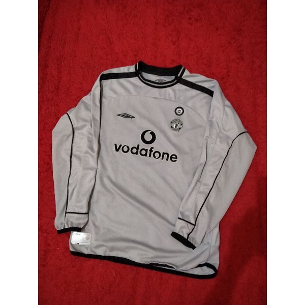 Jersey MU Manchester United GK Centenary LS Longsleeve 01/02 Original