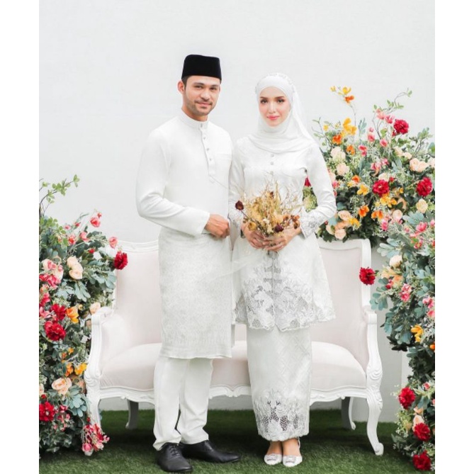 gaun pengantin muslimah Malaysia gaun walimah gaun akad wedding dress muslimah