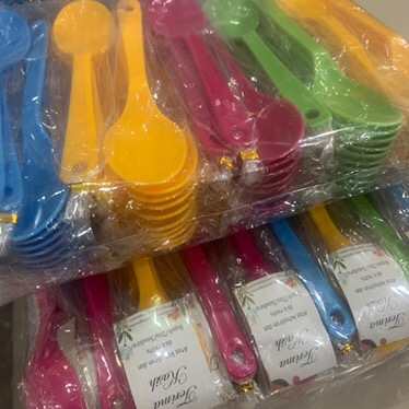 Sendok Melamin Warna  Plastik Free Kut