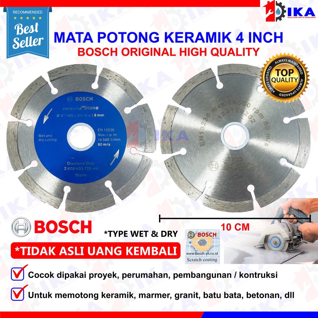 MATA POTONG KERAMIK BOSCH / DIAMOND WHEEL BLADE / CUTTING / DW BOSCH