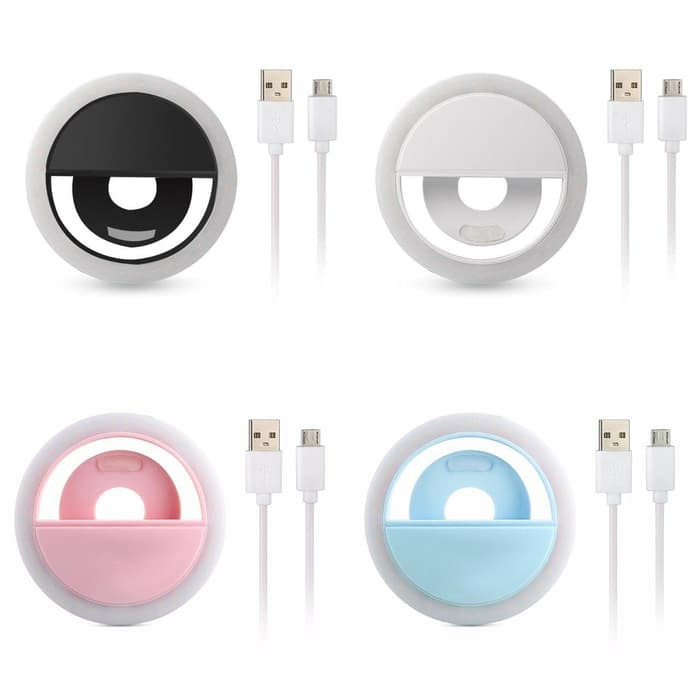 Ring Light Selfie LED / Lampu selfie Bulat untuk kamera camera hp