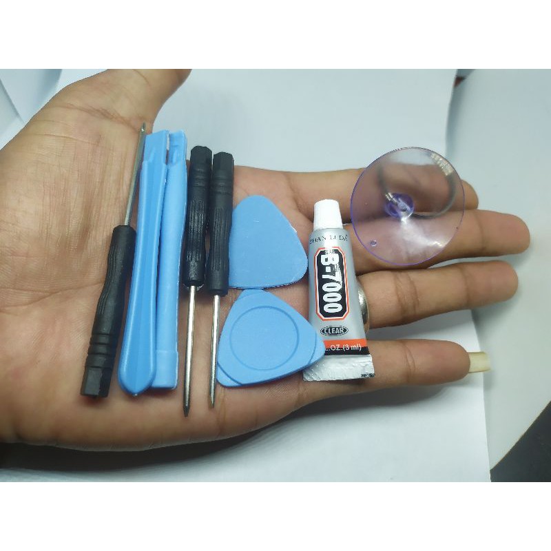 

ONENG SET REPARASI 8 IN 1 PLUS LEM B7000 3ML ORI SESUAI GAMBAR
