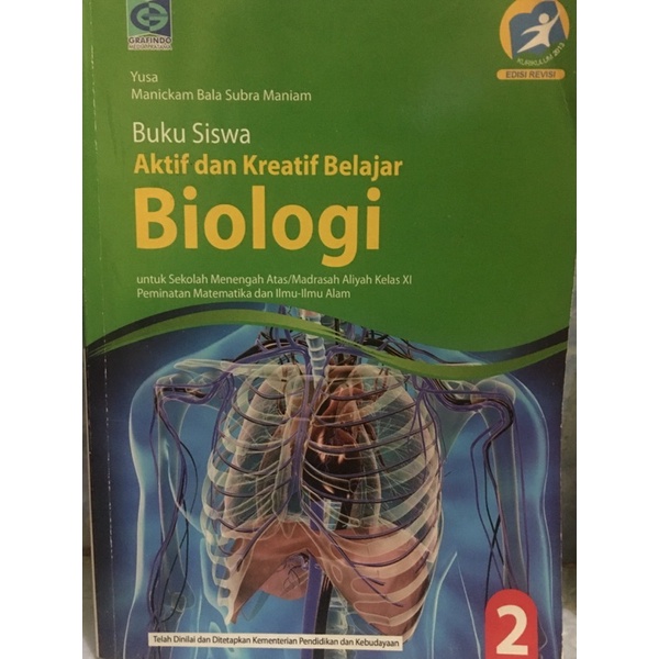

Buku Biologi kelas 2 Grafindo