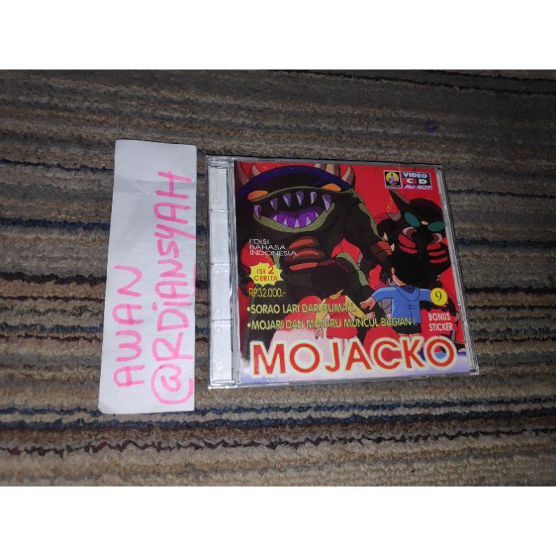 vcd mojacko original vol.9 dubbing/suara indonesia + sticker