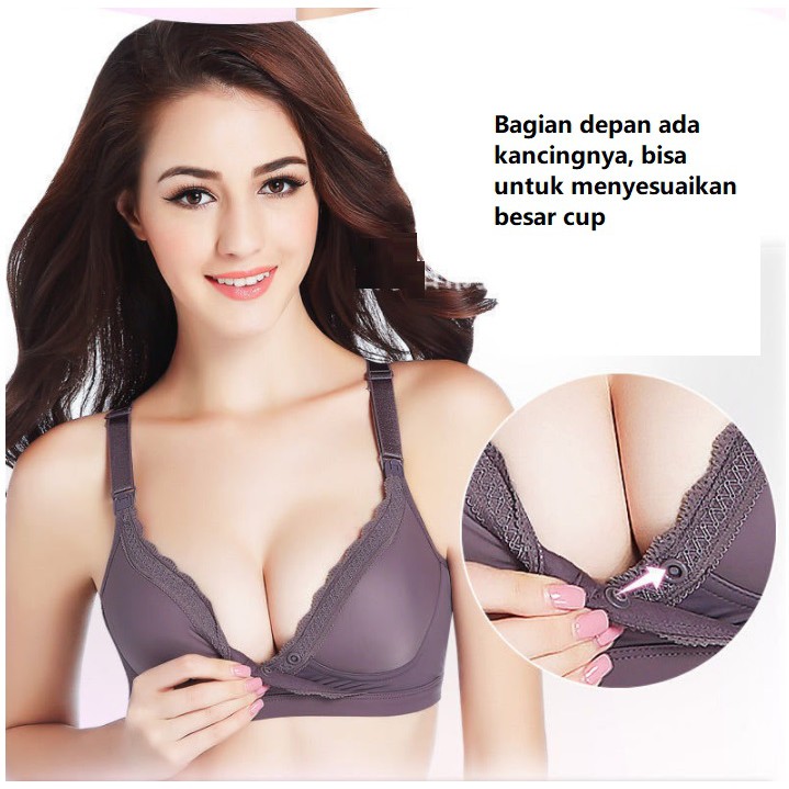 B07 Bra menyusui / nursing bra import warna glossy