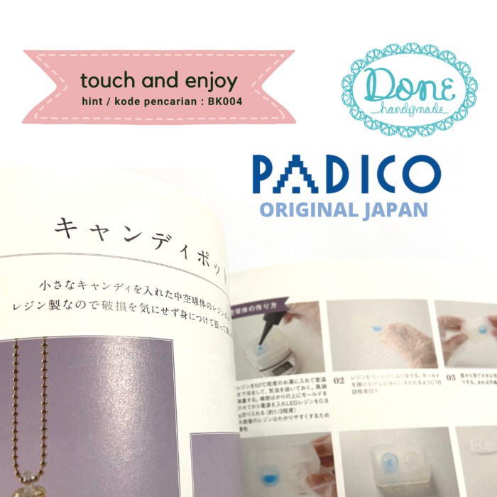 Done handymade book collection padico japan book touch and enjoy BK004