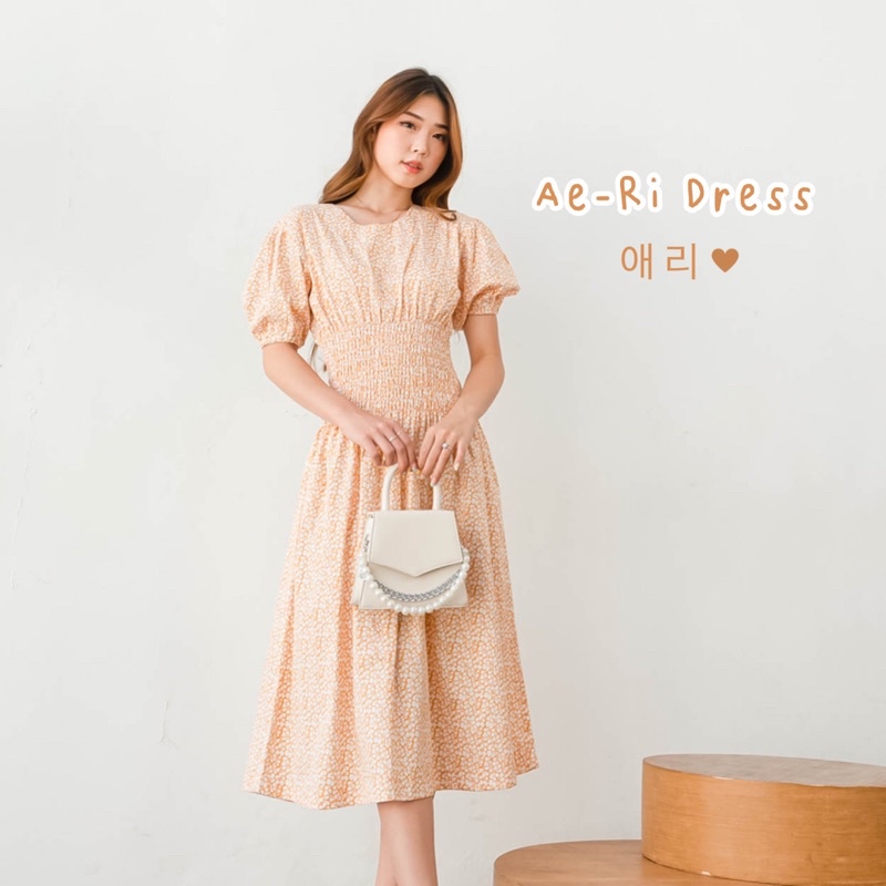 Dress katun wanita | Midi Dress | Aeri Dress | Women Dress