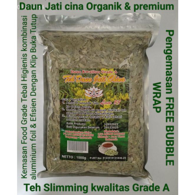 daun jati cina 1 kg kwalitas premium merk lam 88