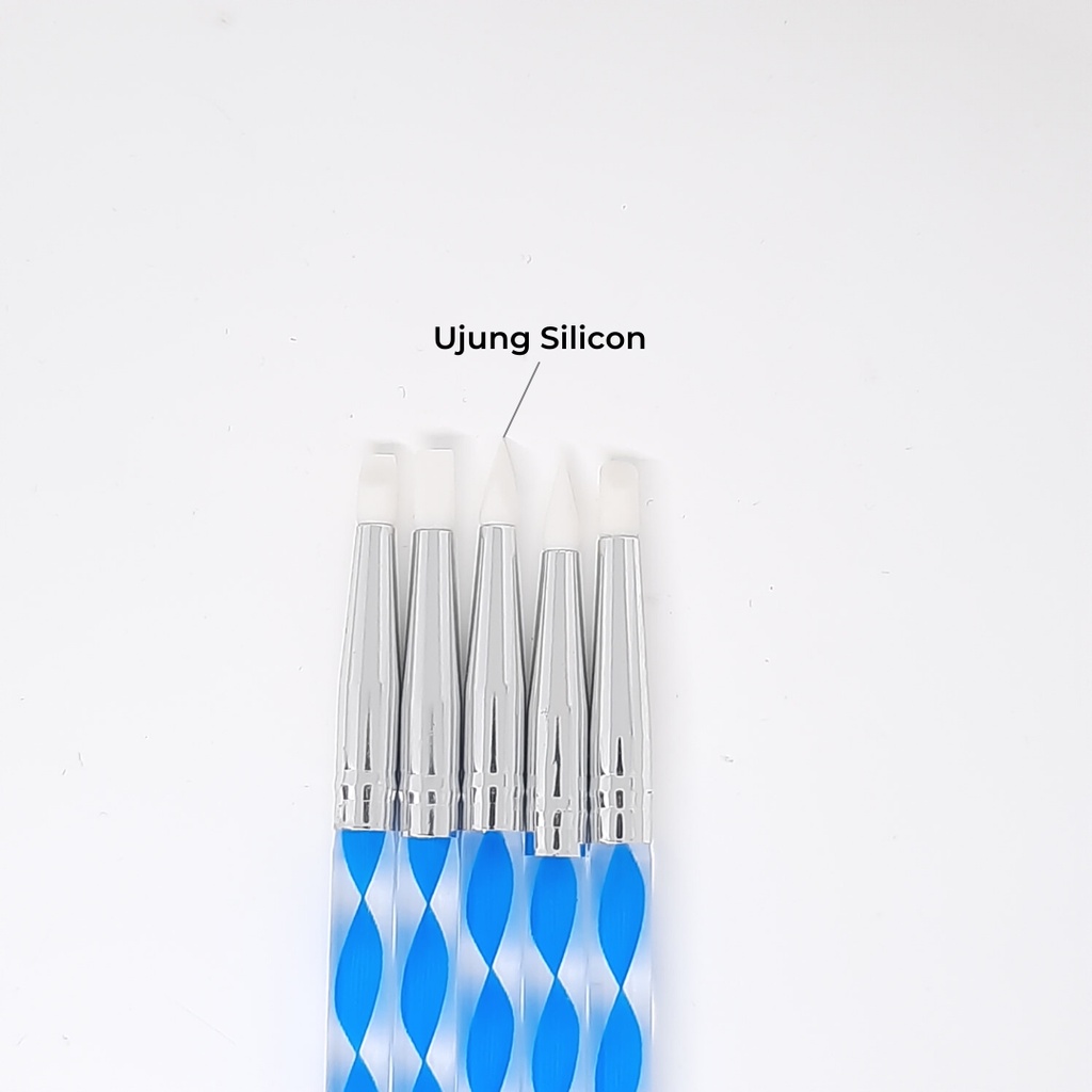 Brush Dual dotting silicone ombre spiral set