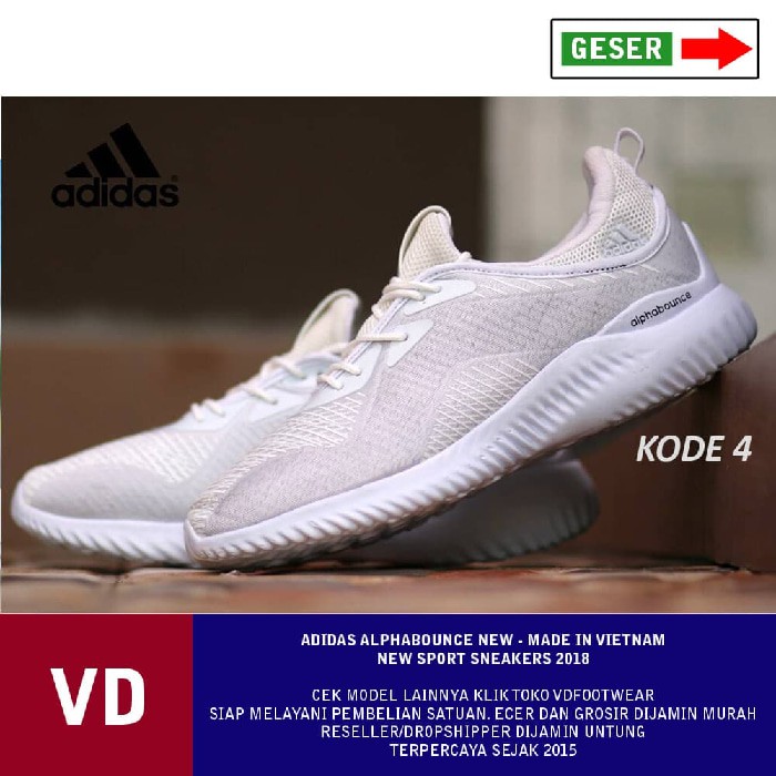 Sepatu Adidas Pria Olahraga Running Jogging Sneakers Lari Grade Ori
