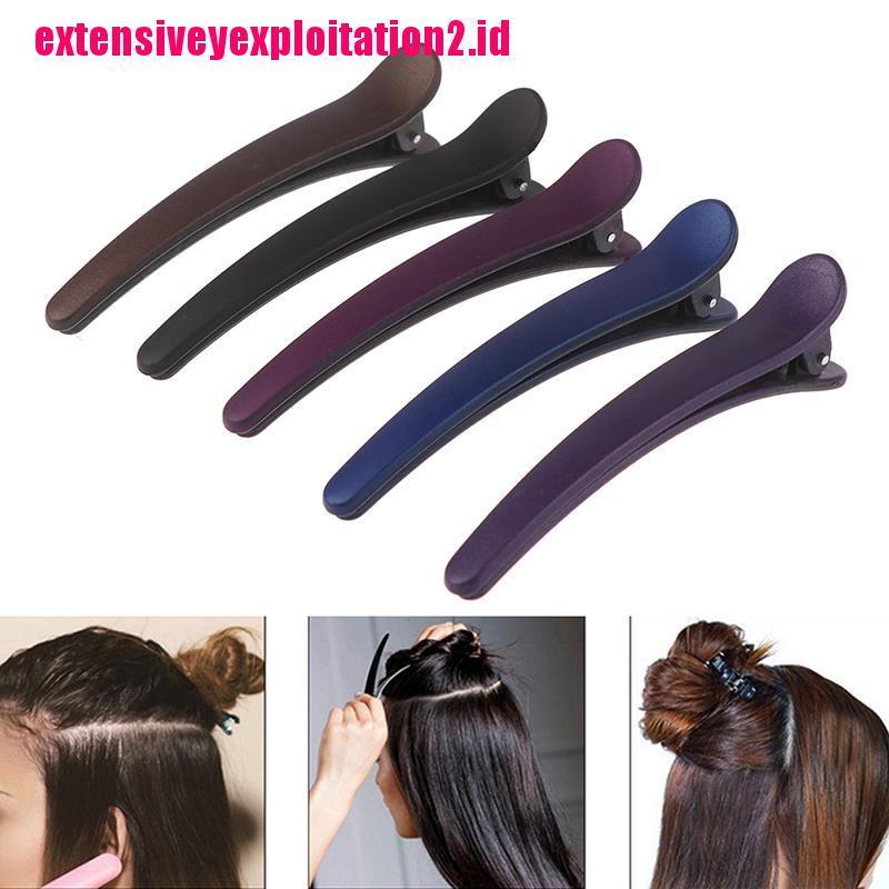 1pc Jepit Rambut Duckbill Bahan Plastik Anti Slip