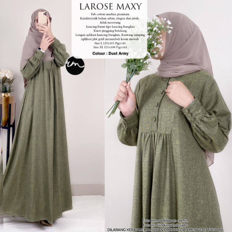 RATU MULABEES LAROSE MAXY PREMIUM ORI BRAND GAMIS MADINA