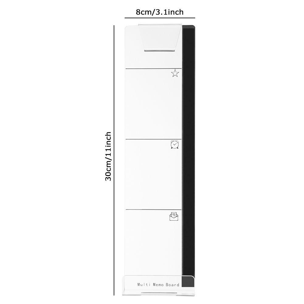 Papan Pesan Layar Atas Papan Pesan Hadiah Transparan Kotak Kartu Nama Monitor Display