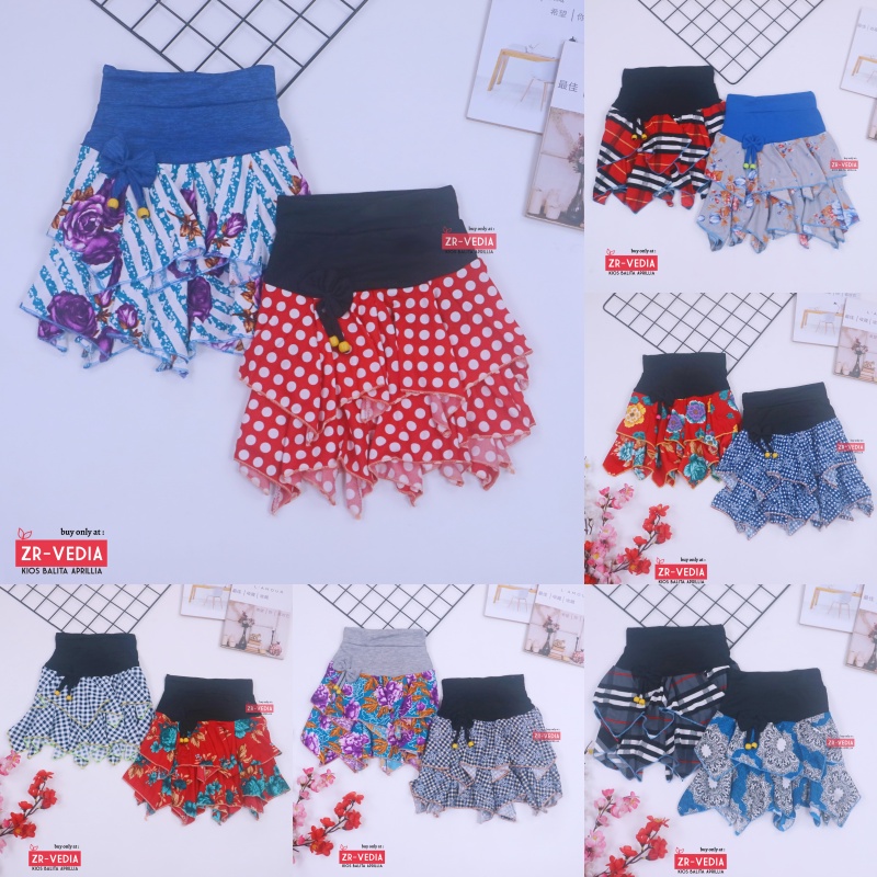 Gempita Skirt uk.1-2 tahun / Rok Balita Anak Perempuan Bawahan Murah  Rok Mini Harian Skirt Grosir