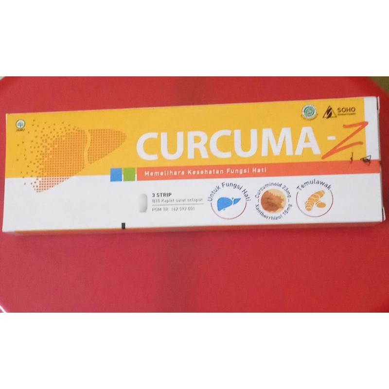Curcuma Z Caplet Strip isi 10 kaplet
