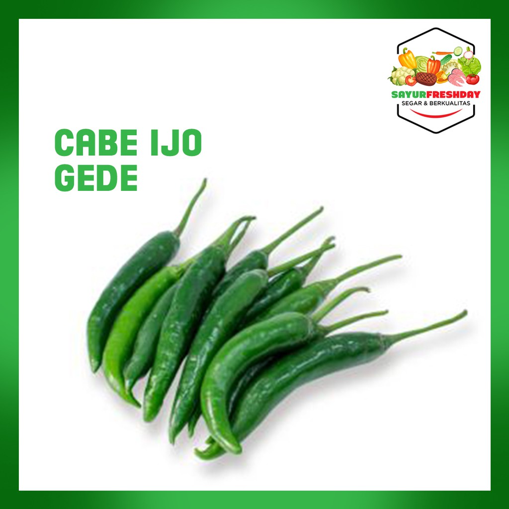 

Cabai Ijo Besar 100gram