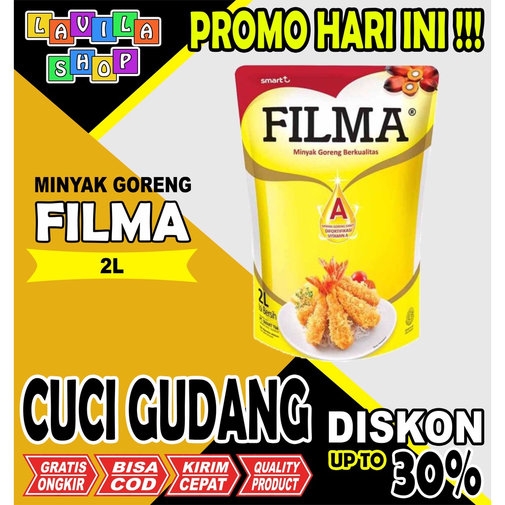 

Minyak Goreng Murah Filma Refil Pouch Kemasan 2 Liter Termurah