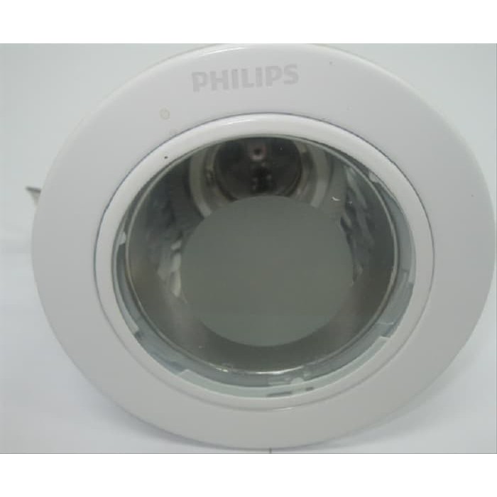 PHILIPS DOWNLIGHT 13804 1x18W Glass Recessed White