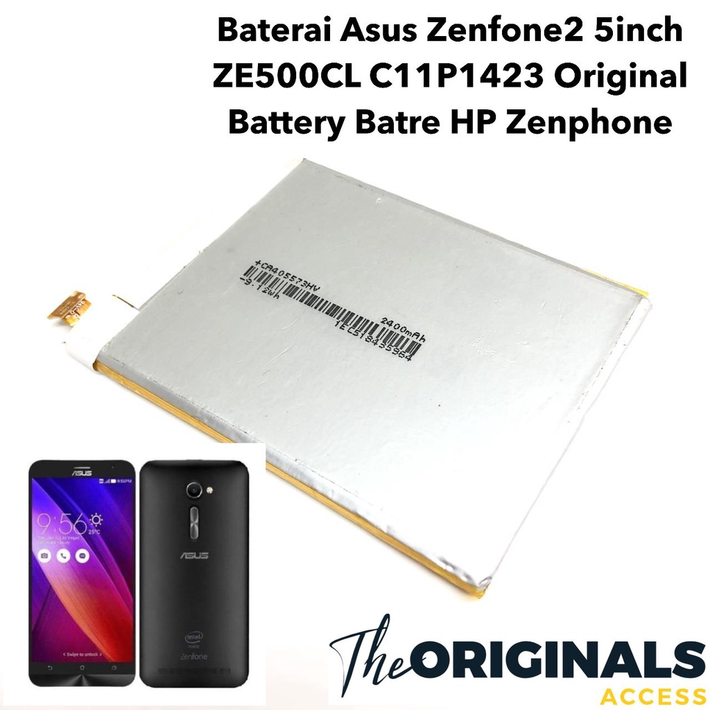 PROMO Baterai Asus Zenfone 2 5&quot; ZE500CL Batre Batrai Zenfone2 Zenfon Z00D Zood C11P1423