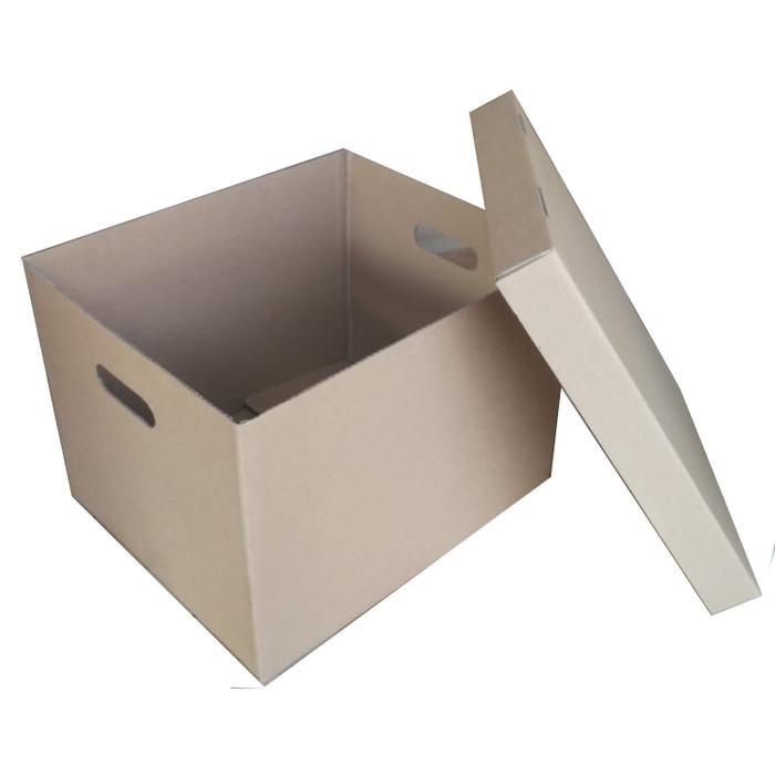 

42X35X30Cm Kardus Double Wall Model Tutup Terpisah Box Arsip Sebaguna 093