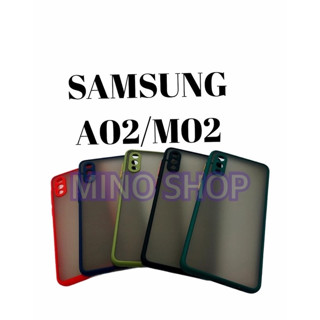 SOFTCASE SAMSUNG A02 M02 - HARDCASE DOVE MYCHOICE PLUS PELINDUNG KAMERA - AERO CASE