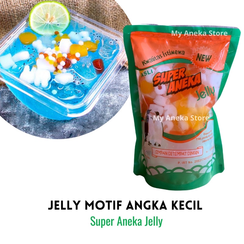 

jelly motif angka kecil "super aneka jelly