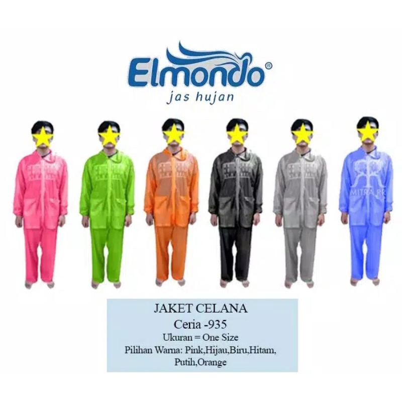 jas hujan murah/jas hujan setelan/jas hujan dewasa/jas hujan elmondo dewasa