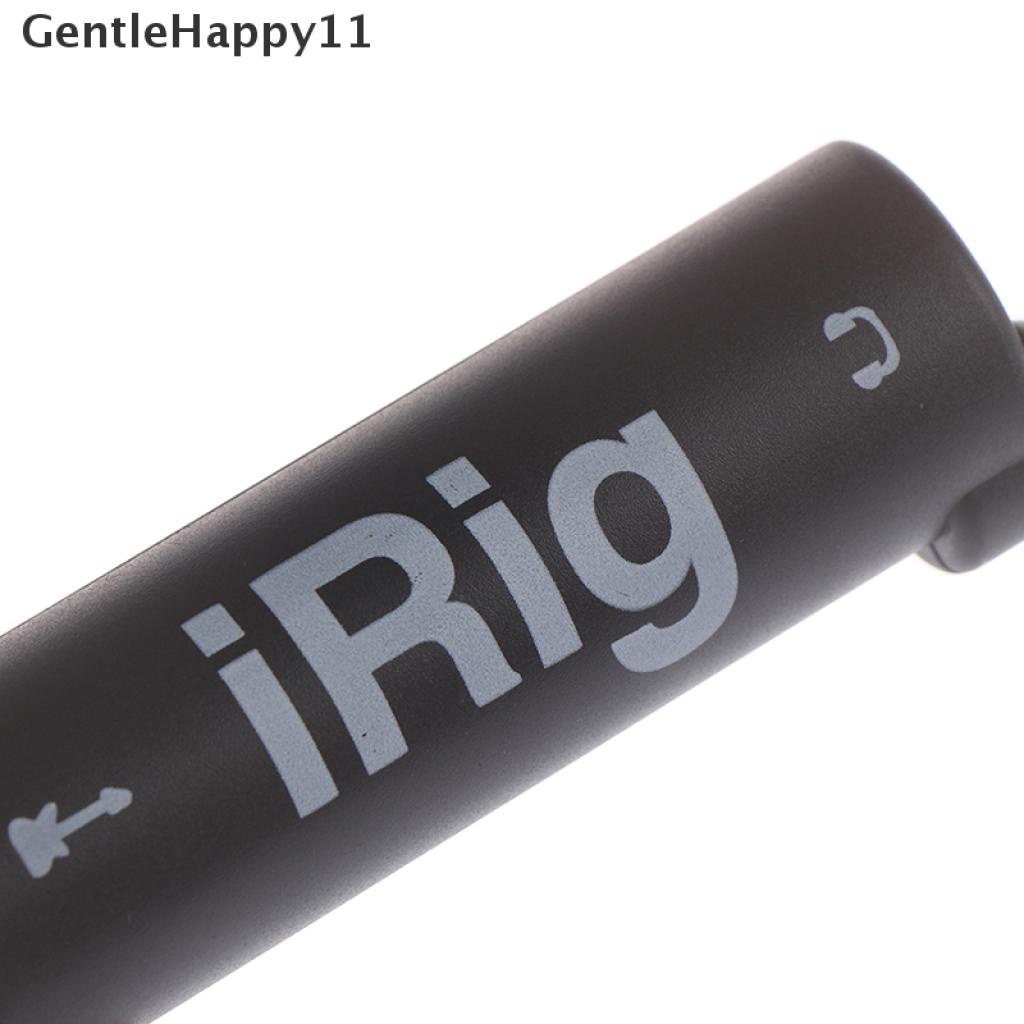 Gentlehappy 1Pc Konverter I-Rig Interface Gitar Pengganti Untuk Handphone