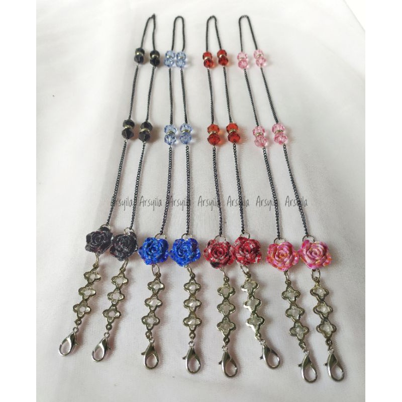 (Ready Stock) Strap Masker Lanyard Kalung Korea Kacamata Rantai Gantung Idola Korea Aksesoris