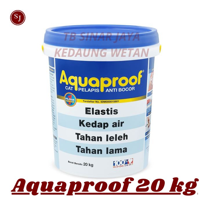 Cat pelapis anti bocor Aquaproof Aqua proof 20kg / Cat Waterproofing 20 kg / Cat Kedap Air 20kg