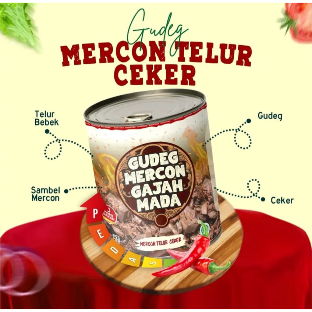 

Gudeg Gajah Mada Varian Mercon Telur dan Ceker
