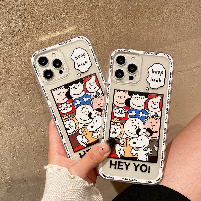 Hey Yo Snoopy &amp; Charlie Silicone Case OPPO A3S A31 A5 A9 A7 AS5 A12 A11K A5 A76 A33 F9 A52 A92 F11 A16 A54 A74 A95 A96 A36 Reno 4 5 6 6Z 7 Realme 8 C12 C15 C25 C31 C35 9i Cover