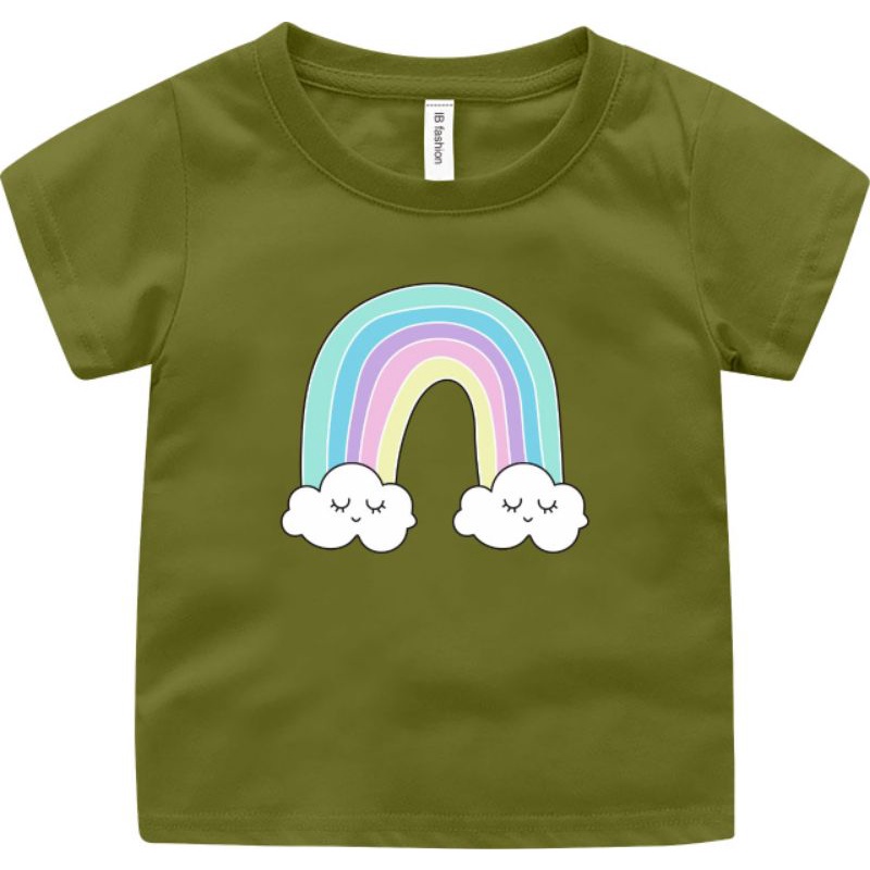 ((IB))KAOS ANAK UNISEX/RAINBOW DIGITAL SABLON