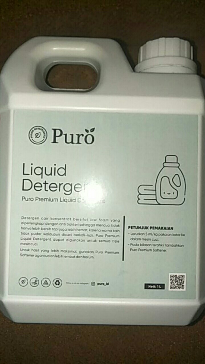 Deterjen Cair Puro Premium - 1 Liter