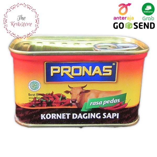

PRONAS Corned Beef Chili Kornet Daging Sapi Pedas 198 gr