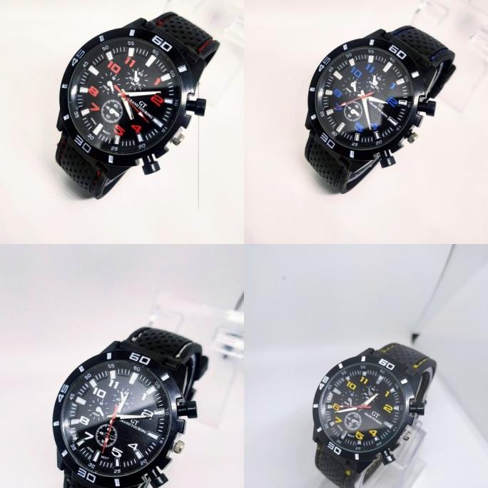 (COD) Jam tangan pria analog sport Korea