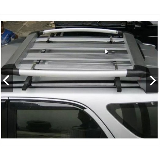 RAK ATAS MOBIL PLATINUM MODEL OVAL (PAKET RAK ATAS MOBIL PLATINUM + KAKI JEPIT ROOF RAIL)-2