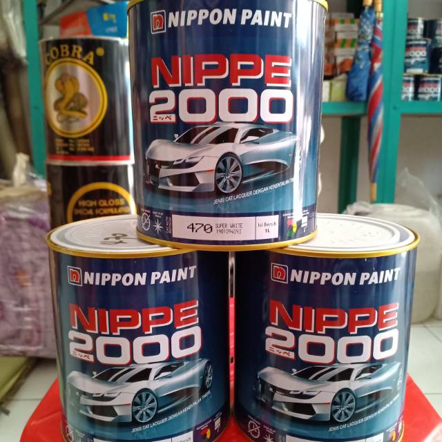 Cat Duco 470 cat besi dan kayu nippe 2000 putih kilap 470