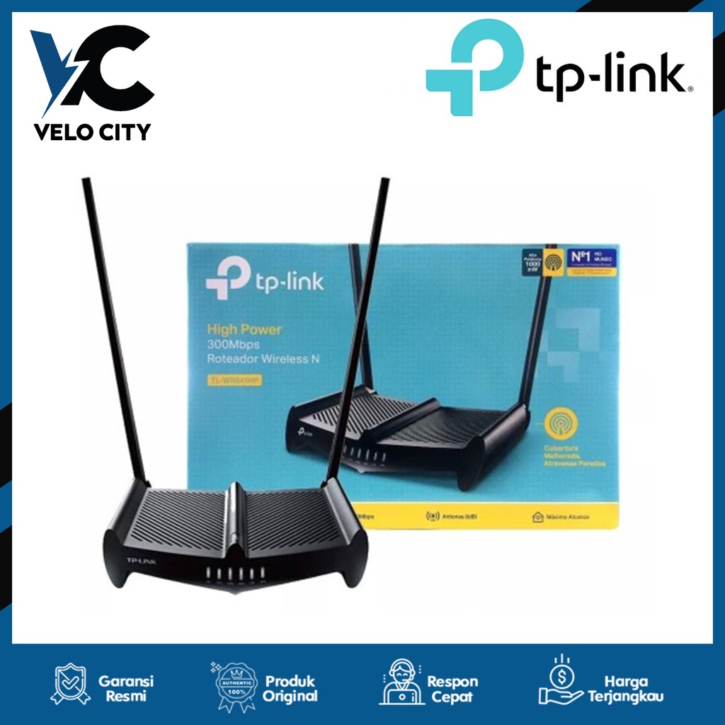 TP-Link TL-WR841HP TPLink High Power WiFi Wireless Router TL WR841HP Garansi Resimi