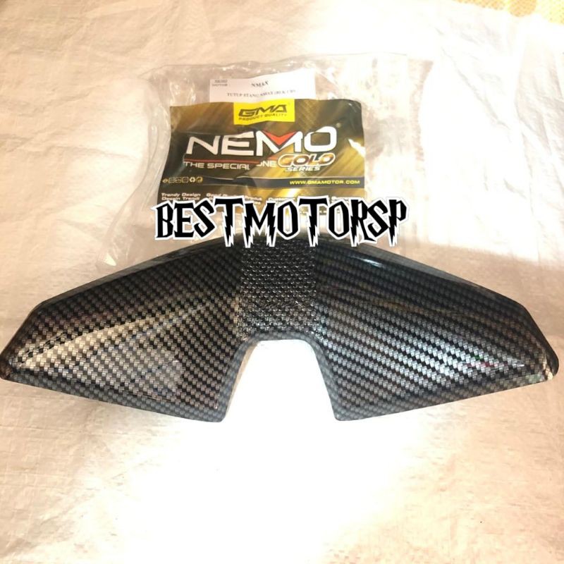 Cover Tutup Stang Nmax Carbon Nemo Cover Stang Yamaha Nmax Old Karbon
