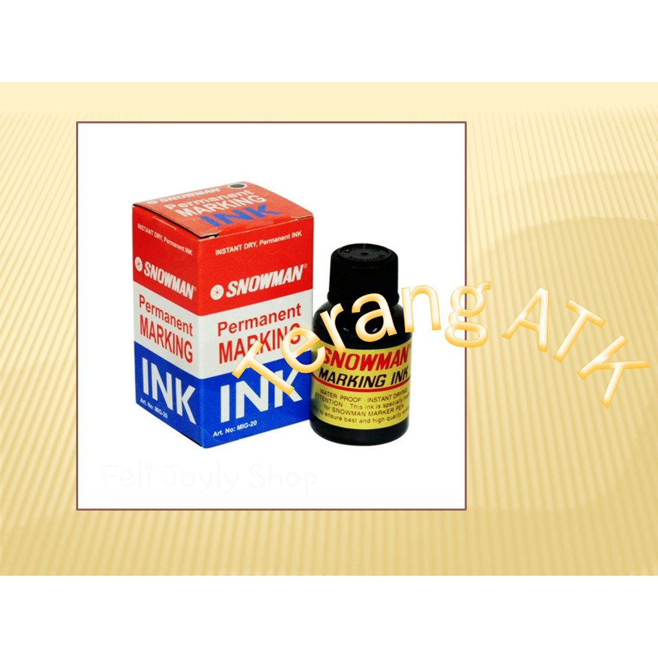 

Tinta Spidol Permanent Merek Snowman G-12
