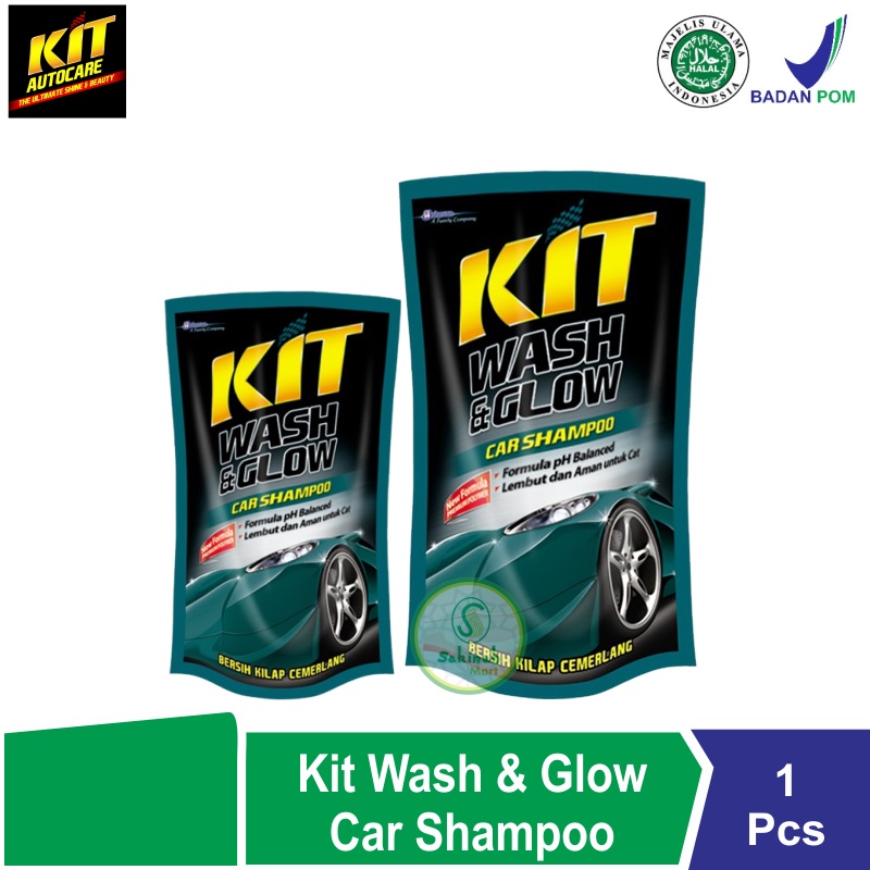 Kit wash and glow car shampoo 400ml / 720ml