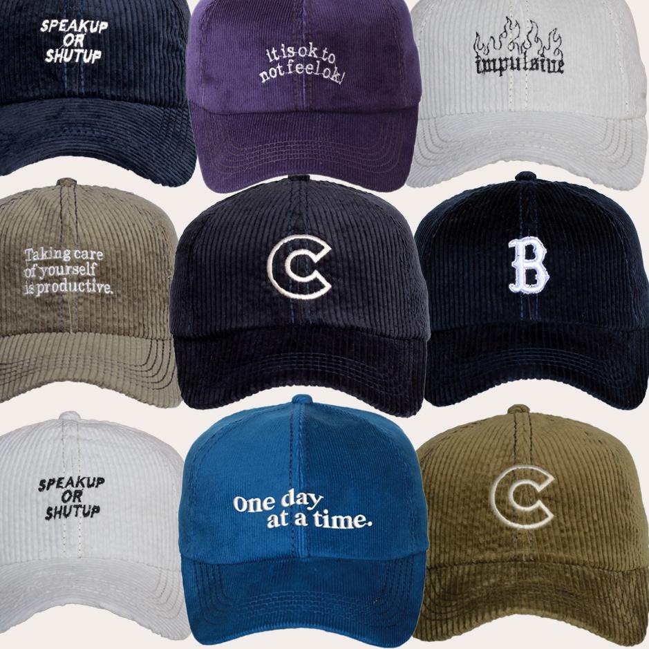 Tren Terbaru CORDUROY CAPS BORDIR