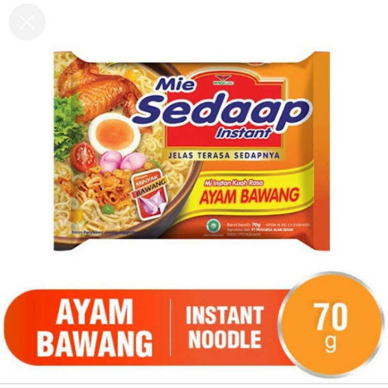 

MIE SEDAAP REBUS RASA AYAM BAWANG