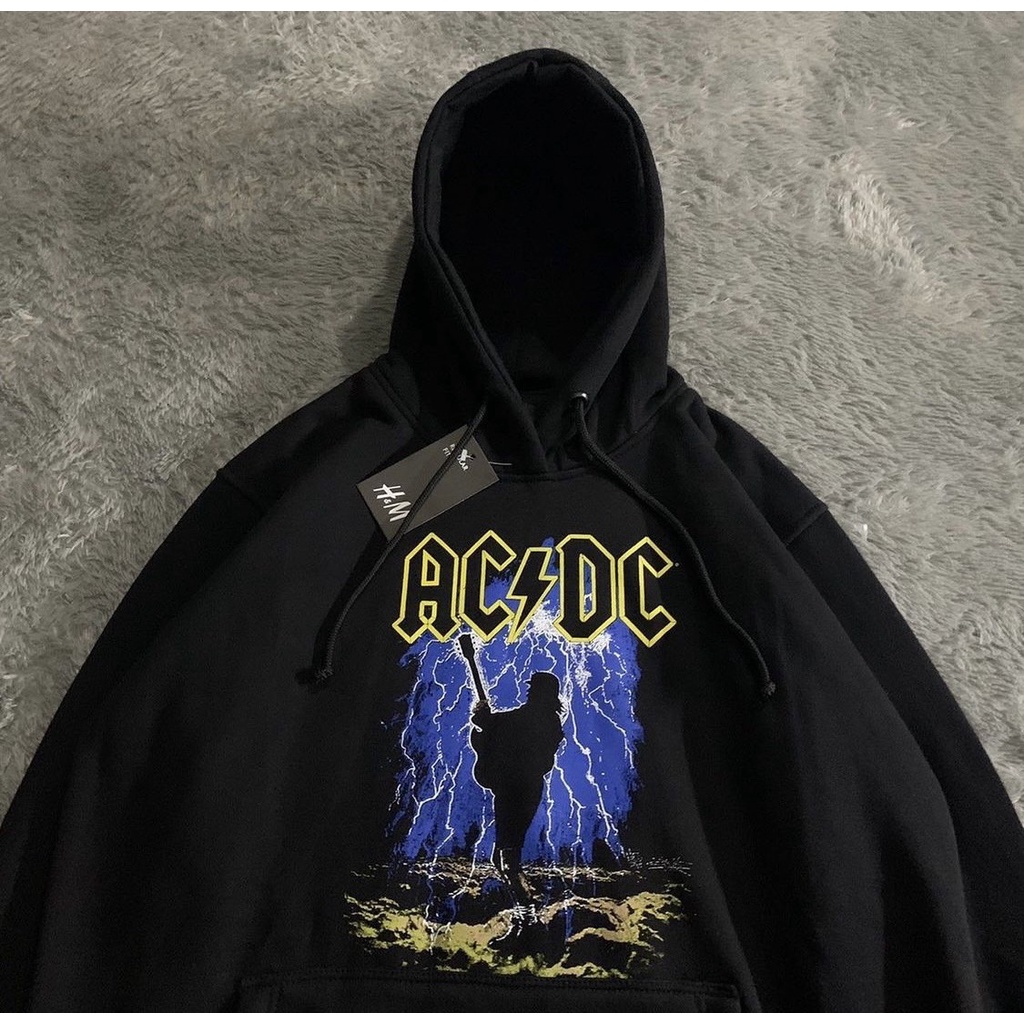 Hoodie HnM ACDC Tour Country Black/Cod