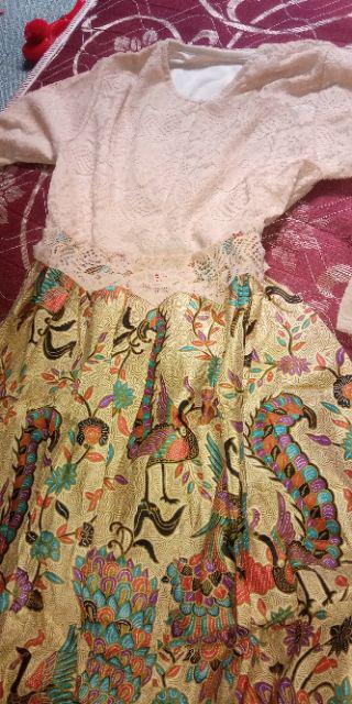 Shopashop Solo - Batik Couple Kebaya Brukat Atasan Brokat Long Dress Batik Gamis Muslim Btc Solo