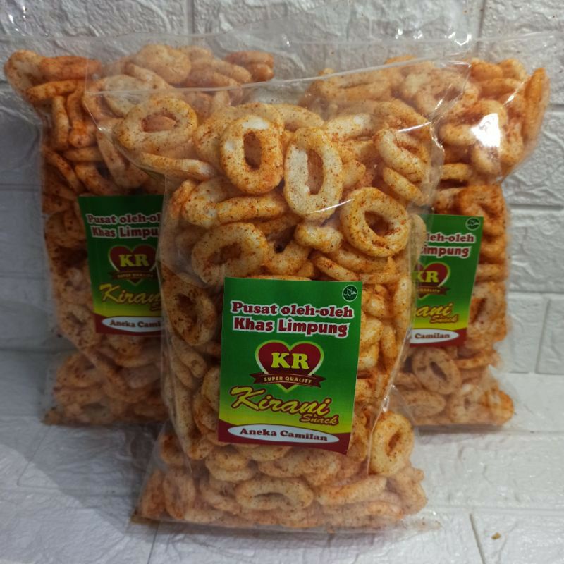 

krupuk koin pedas