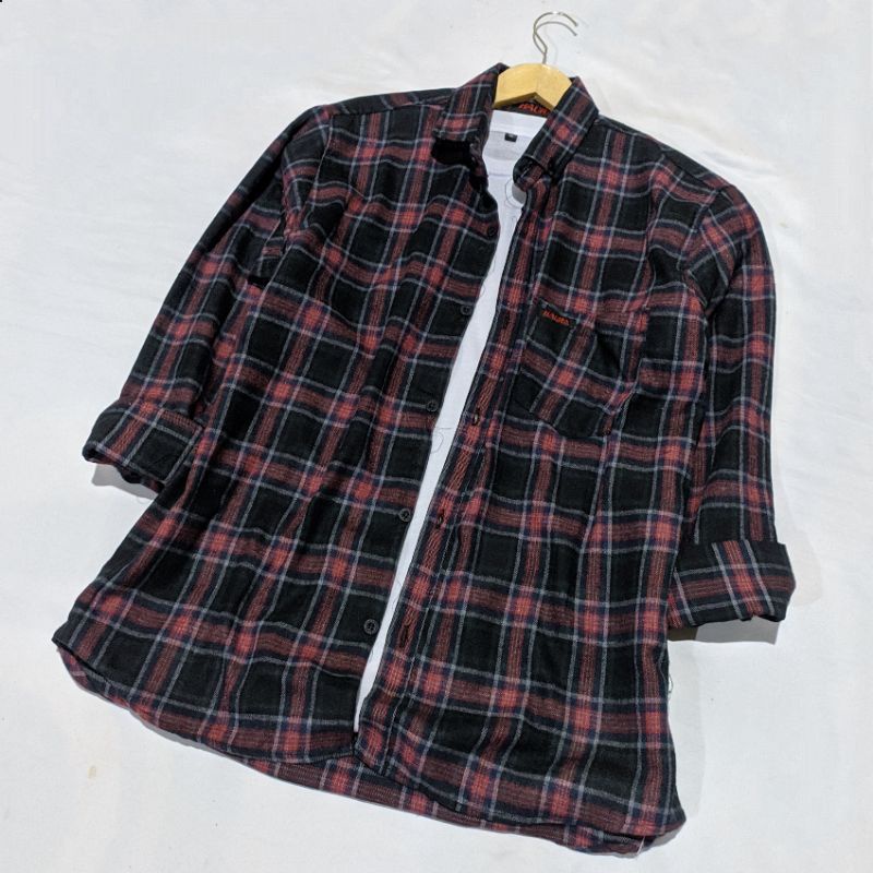 flanel pria wanita panjang kemeja flannel best seller atasan flanel wanita kemeja wanita fashion flanel wanita distro-Gh